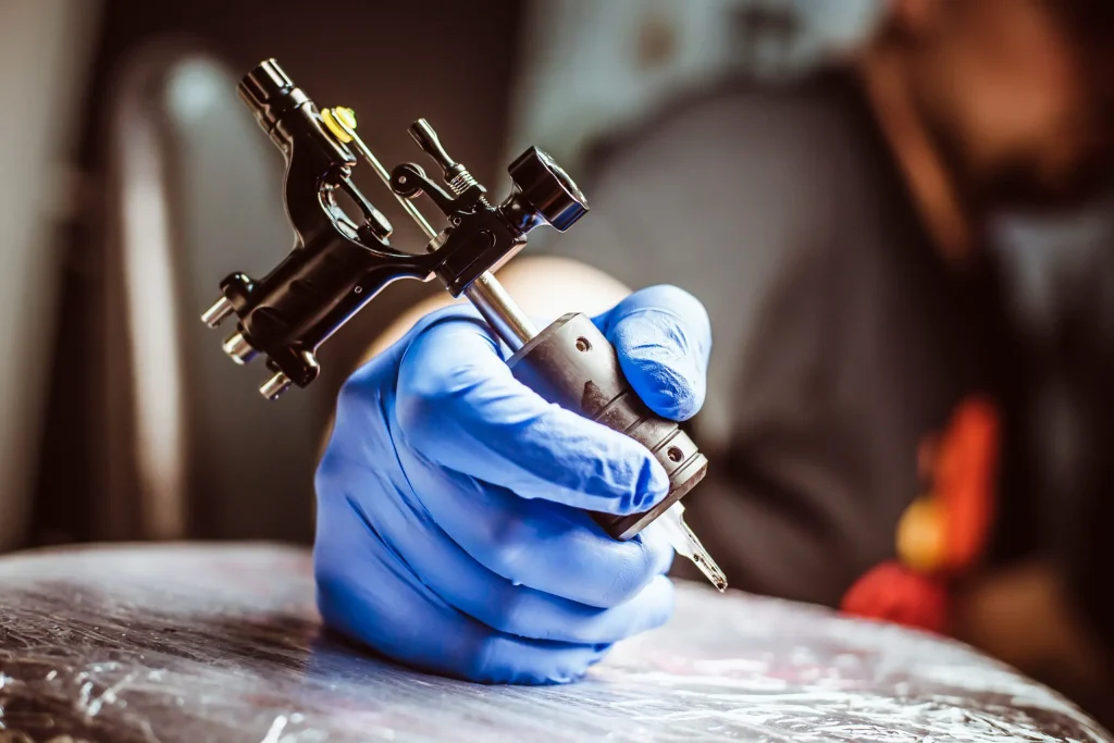 Tattoo machine Tattoo artist, tatto, angle, weapon, auto Part png | PNGWing