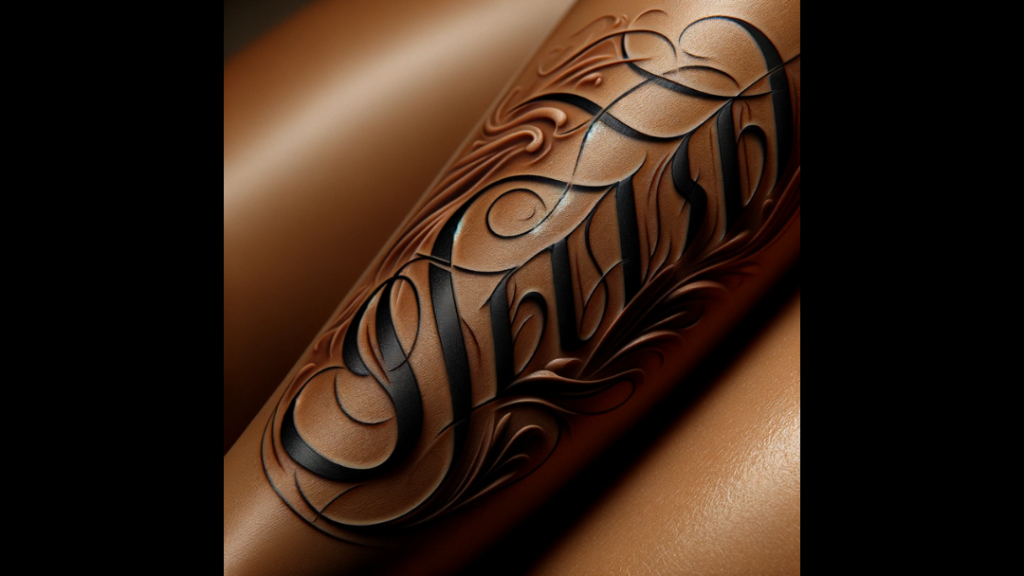 Calligraphy Tattoo Styles and design