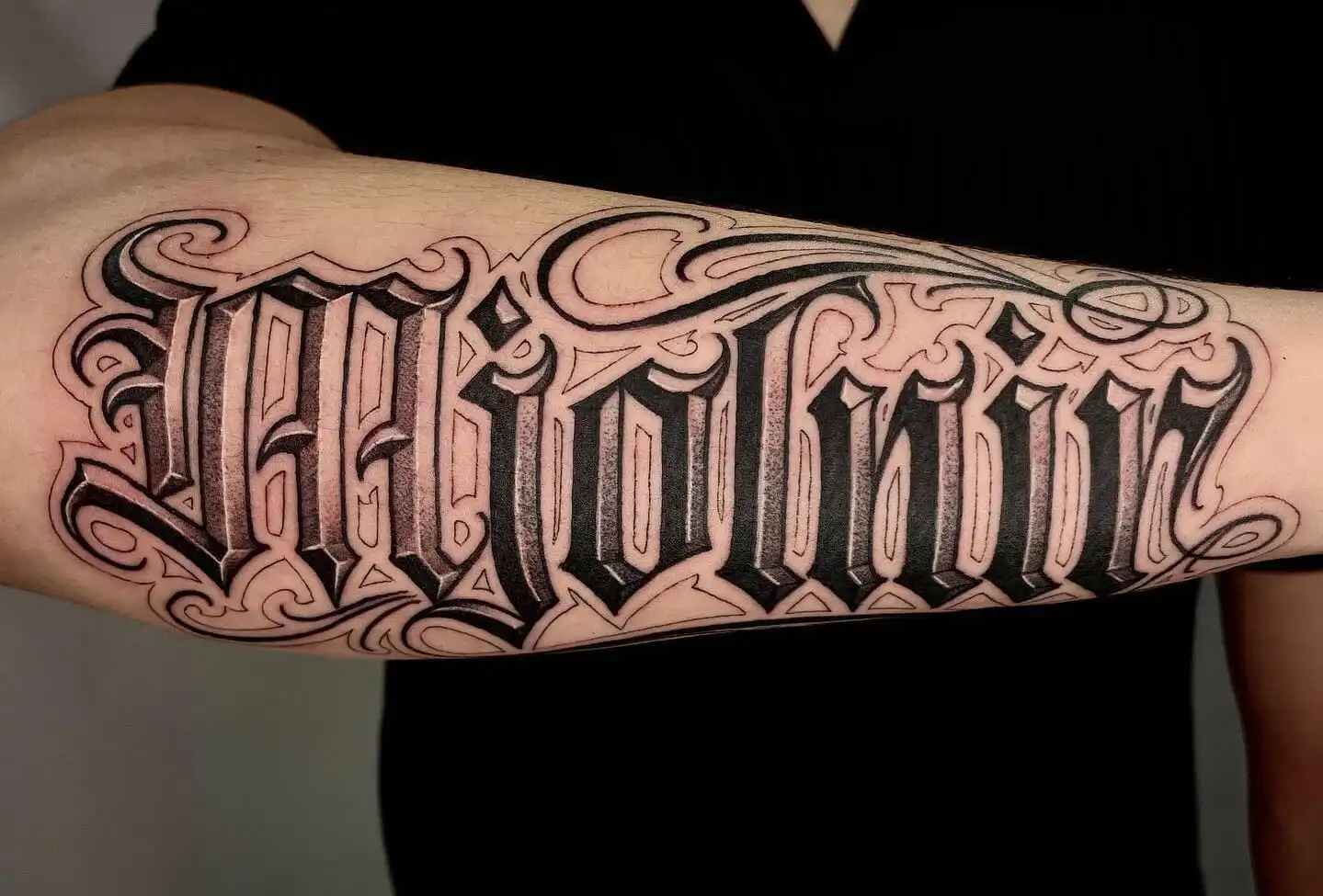 chicano tattoo text design